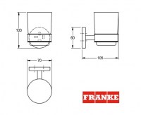 TOALLERO LAVABO 26cm FIRMUS FRANKE